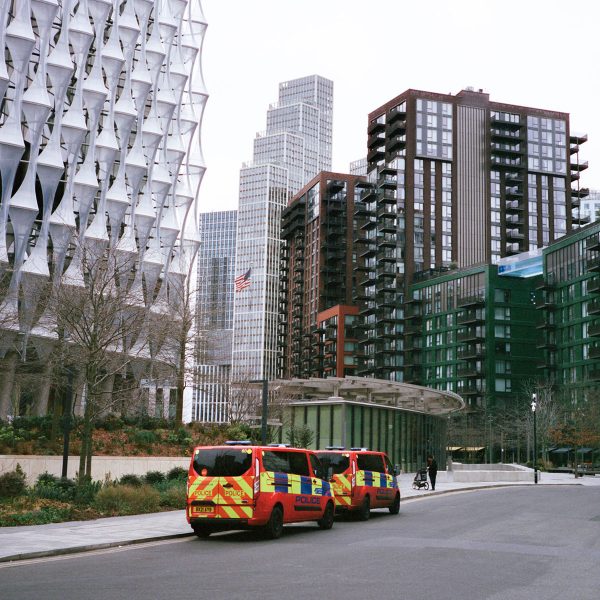 CineStill 400D 120 American Embassy Vauxhall