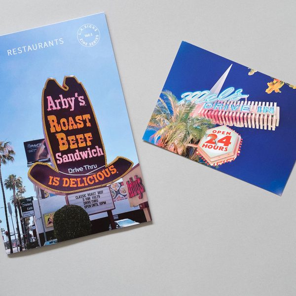 PAUL PRICE L.A. Signs Restaurants Postcard PAUL PRICE L.A. Signs Restaurants + Postcard