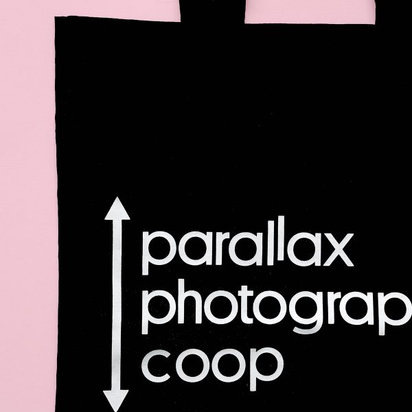 Parallax Cotton Tote Bag Black Parallax Tote Bag Black