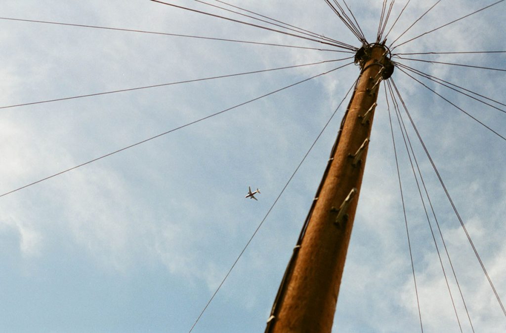 Telegraph Pole airplane 35mm film