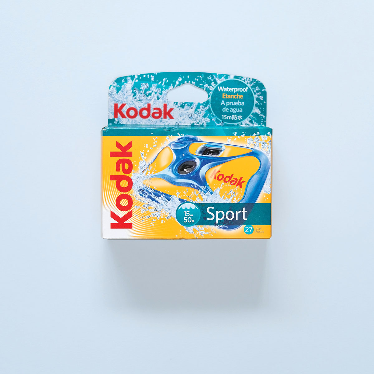 Kodak 8004707-k Sport Waterproof [50/15 M] 35mm One-Time-Use
