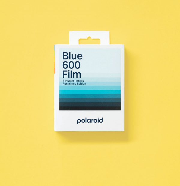 Polaroid Blue 600 Instant Film Reclaimed Edition