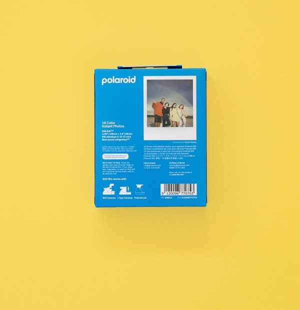 Polaroid Color 600 Film Twin Pack 16 Photos Back Polaroid Color 600 Film Twin Pack 16 Photos Back