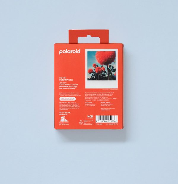 Polaroid Color SX-70 Film Back Polaroid Color SX-70 Instant Film
