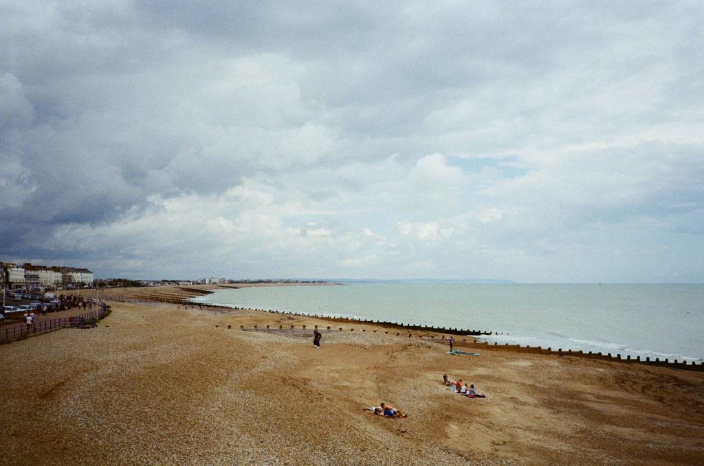 Eastbourne Beach Yashica T4 colour 35mm Film
