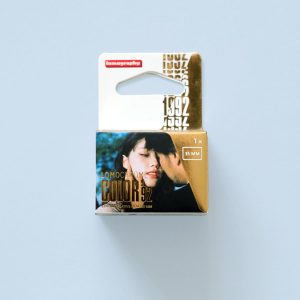 Lomography LomoChrome '92 35mm Film Box on blue background