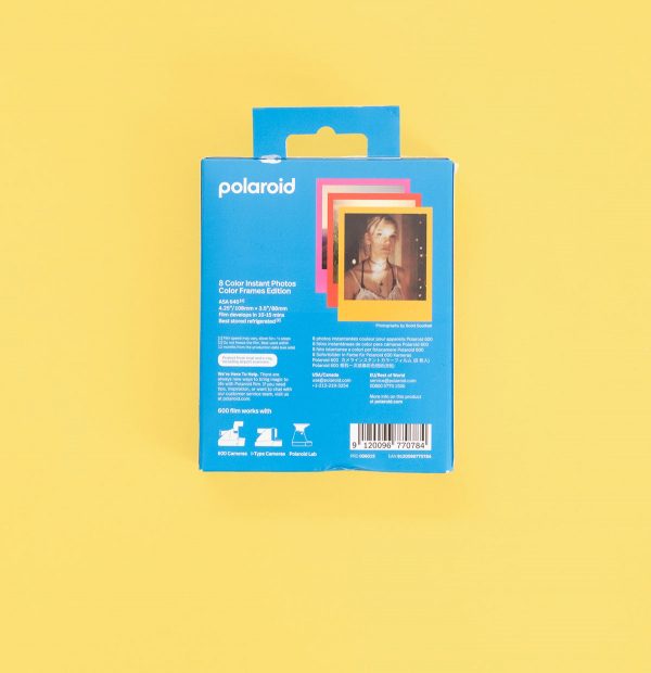 Polaroid Color 600 Film Color Frames Edition Back Polaroid 600 Color Instant Film Color Frames Edition