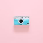 Kodak Ektar H35N Half Frame Camera Glazed Blue