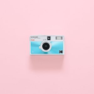 Kodak Ektar H35N Half Frame Camera Glazed Blue