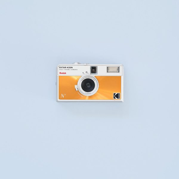 Kodak Ektar H35N Half Frame Camera Glazed Orange