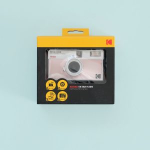 Kodak Ektar H35N Half Frame Film Camera Glazed Pink Box