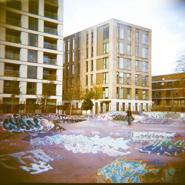 Lomo Color 400 Diana F+ Camera Brixton Skatepark 9