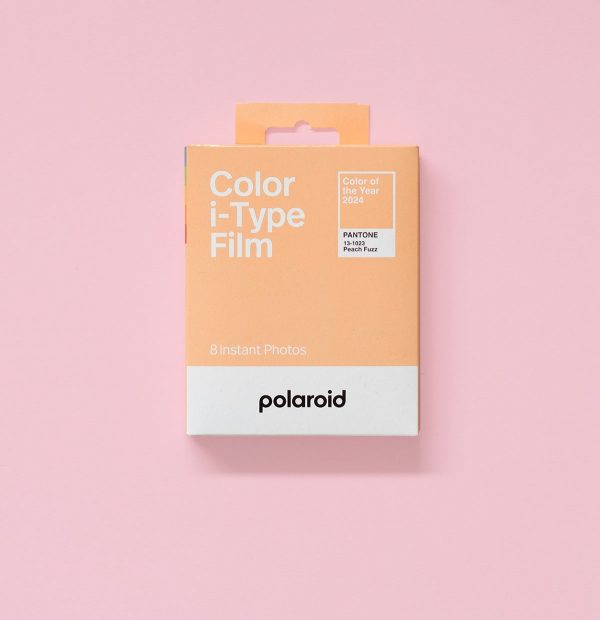 Polaroid Color i-Type Film Peach Fuzz Pantone Color of the Year 2024 Edition