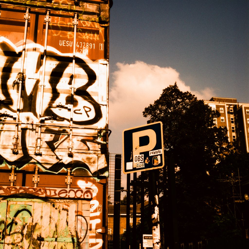 Graffiti Brixton Station Road Hasselblad 500cm Medium Format Phoenix 200