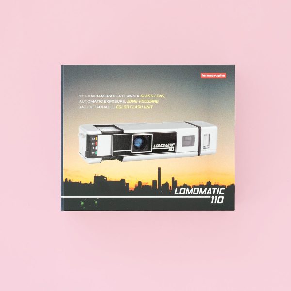 Lomomatic 110 Camera And Flash Metal