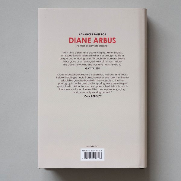 ARTHUR LUBOW Diane Arbus Portrait of a Photographer Back ARTHUR LUBOW Diane Arbus Portrait of a Photographer