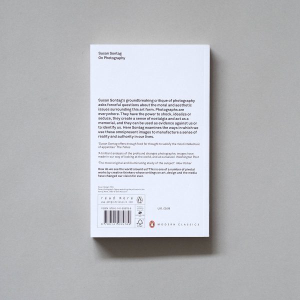 SUSAN SONTAG On Photography Back SUSAN SONTAG On Photography