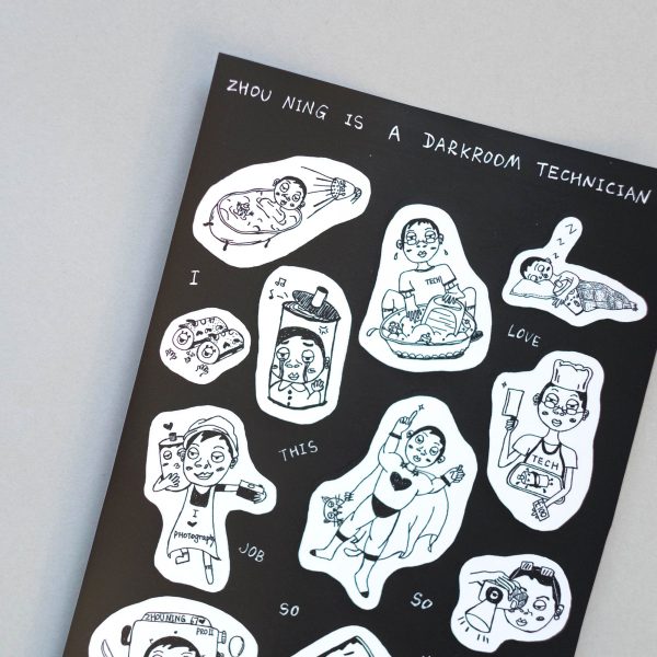 ZHOU NING Zhou Ning Is A Darkroom Technician Sticker Sheet 1 Zhou Ning Is A Darkroom Technician Sticker Sheet