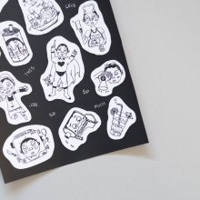 ZHOU NING Zhou Ning Is A Darkroom Technician Sticker Sheet 2 Zhou Ning Is A Darkroom Technician Sticker Sheet