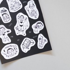 Zhou Ning Is A Darkroom Technician Sticker Sheet