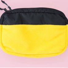 Long Weekend Santa Fe Shoulder Bag Yellow Fleece Back Long Weekend Santa Fe Shoulder Bag Yellow Fleece