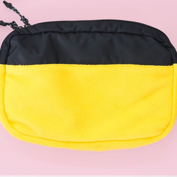 Long Weekend Santa Fe Shoulder Bag Yellow Fleece Back Long Weekend Santa Fe Shoulder Bag Yellow Fleece