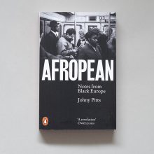 JOHNY PITTS Afropean book cover on a grey background