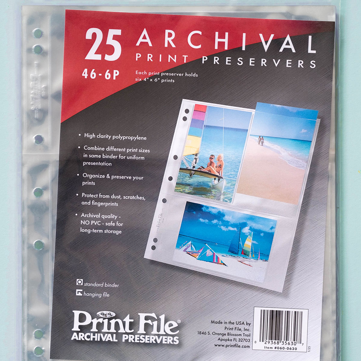 Printfile 46-6P Printfile 4x6 Print Storage Pages 46-6P 25 Sheets