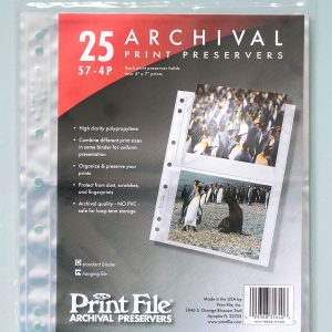 Printfile 5x7 Print Storage Pages 57-4P 25 Sheets