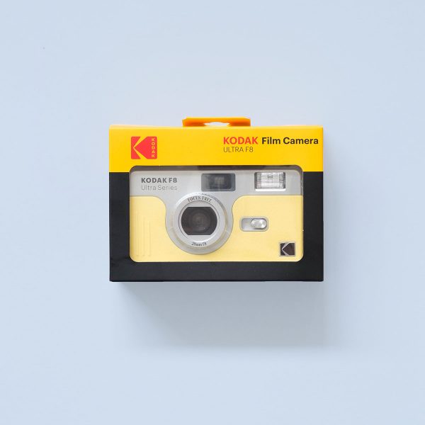 Kodak Ultra F8 Film Camera Yellow Box Kodak Ultra F8 35mm Film Camera Light Yellow