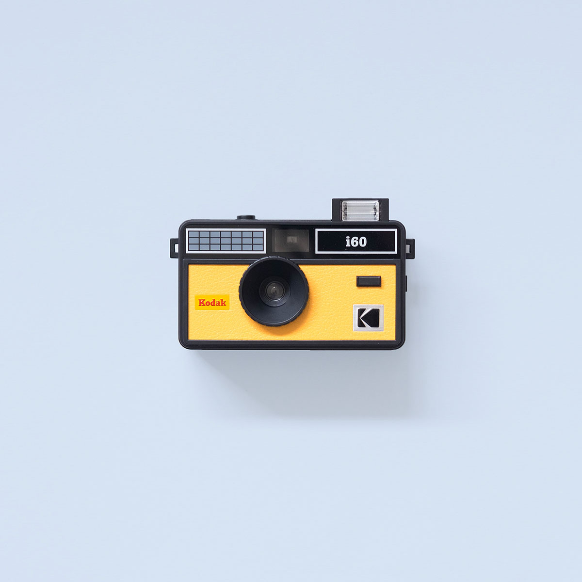 Kodak Ultra i60 Film Camera Yellow Black Front Flash Kodak i60 35mm Film Camera Yellow & Black