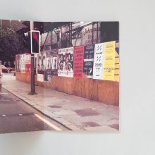MATTHEW RICH Fly-posting, Manchester 1980s