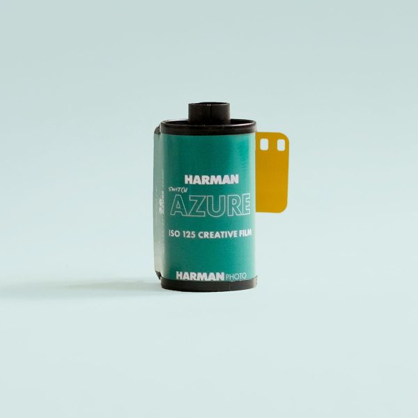 Harman Switch Azure 35mm Film Canister Harman Switch Azure 35mm 36 Exposures