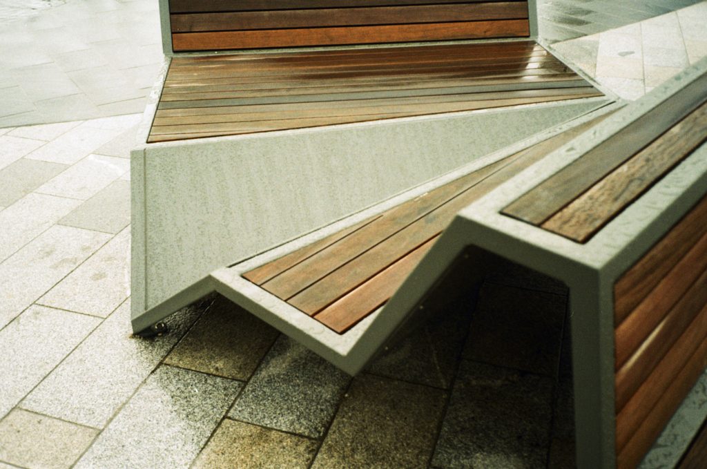 Benches on Lucky 200 35m Film