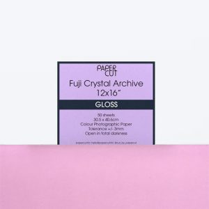 PaperCut Fuji Crystal Archive Paper Glossy 12x16 50 Sheets