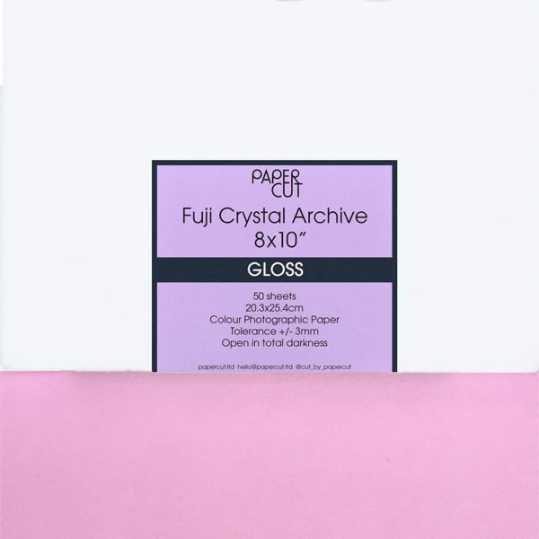 PaperCut Fuji Crystal Archive Paper Glossy 8x10 50 Sheets