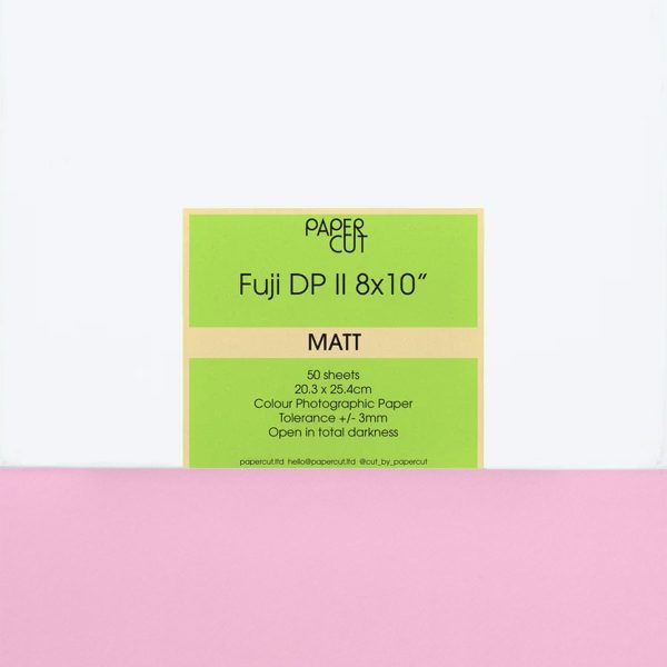 PaperCut Fuji DPII Matt 8x10 50 Sheets Colour Darkroom Paper PaperCut Fuji DPII Paper Matt 8x10 50 Sheets